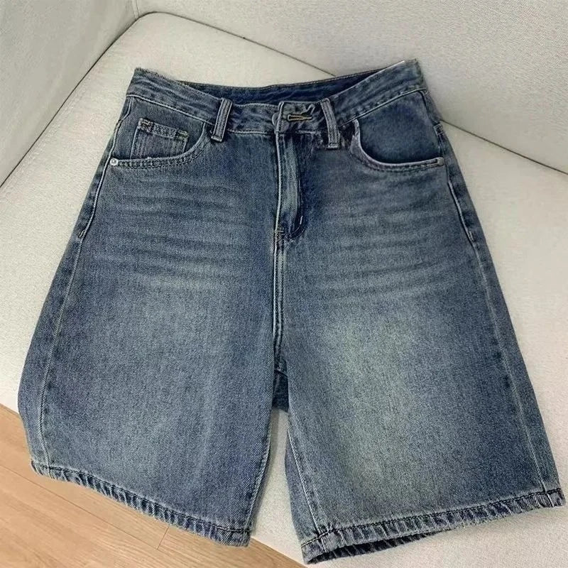 Spring Summer Women Casual Denim Shorts